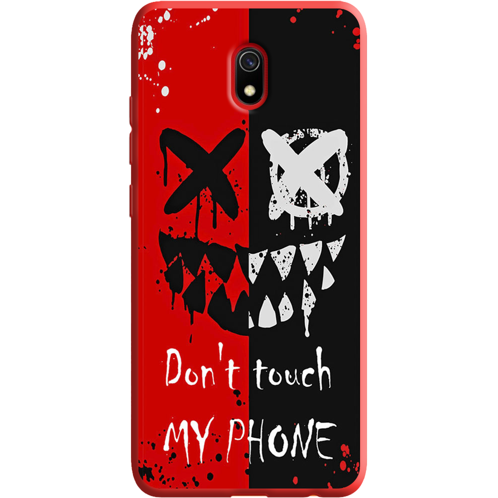 Чохол Boxface Xiaomi Redmi 8A Bad Smile Червоний силікон (38341-up2468-38672)