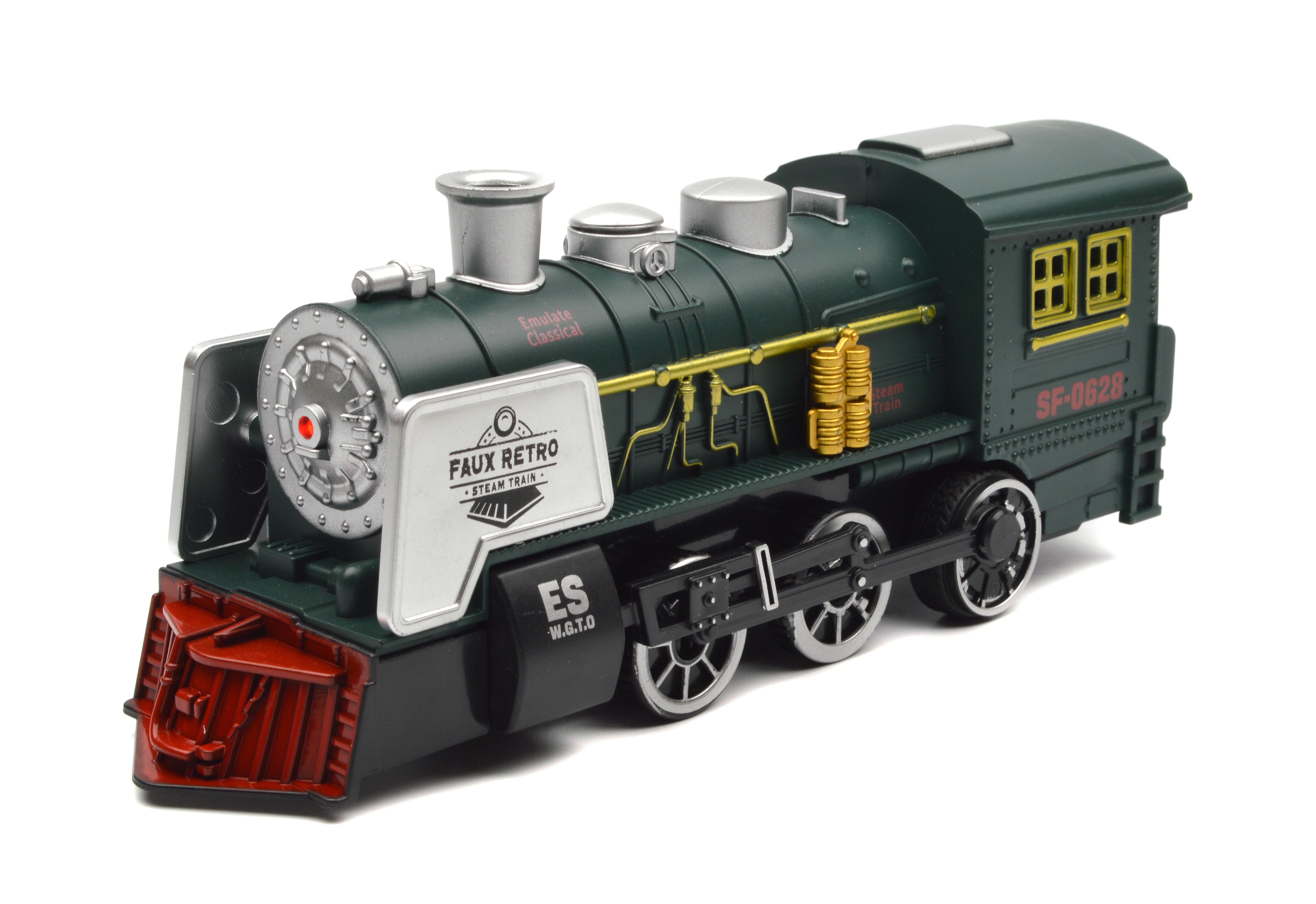 Игрушечный паровоз 731-39KG с инерцией/звуком и светом Игрушечный паровоз 731-39KG с инерцией/звуком и светом
