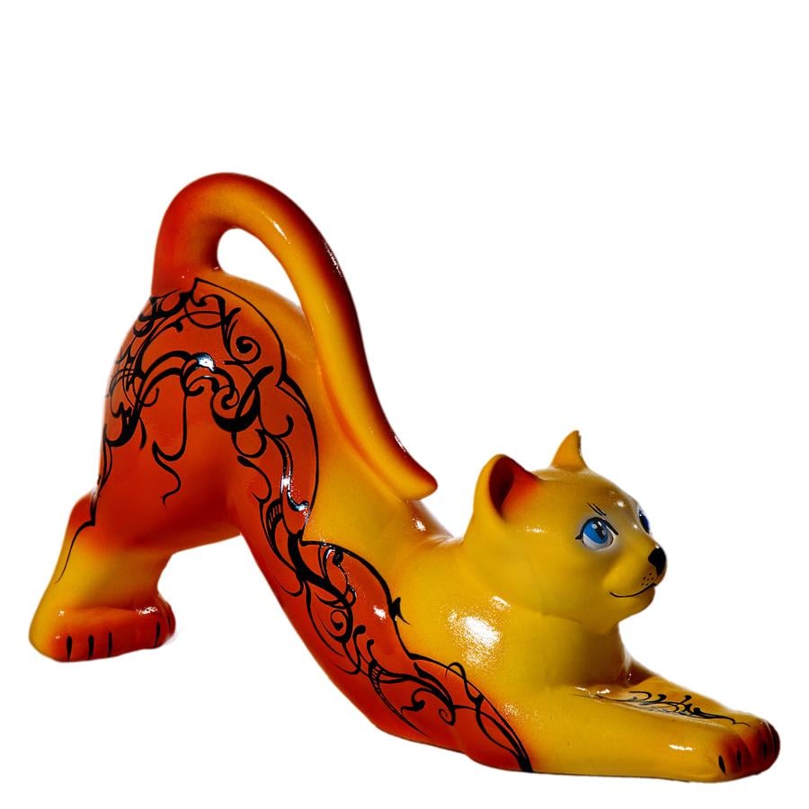 Статуетка-скарбничка Кішка кераміка 12х41х26 см (1470)