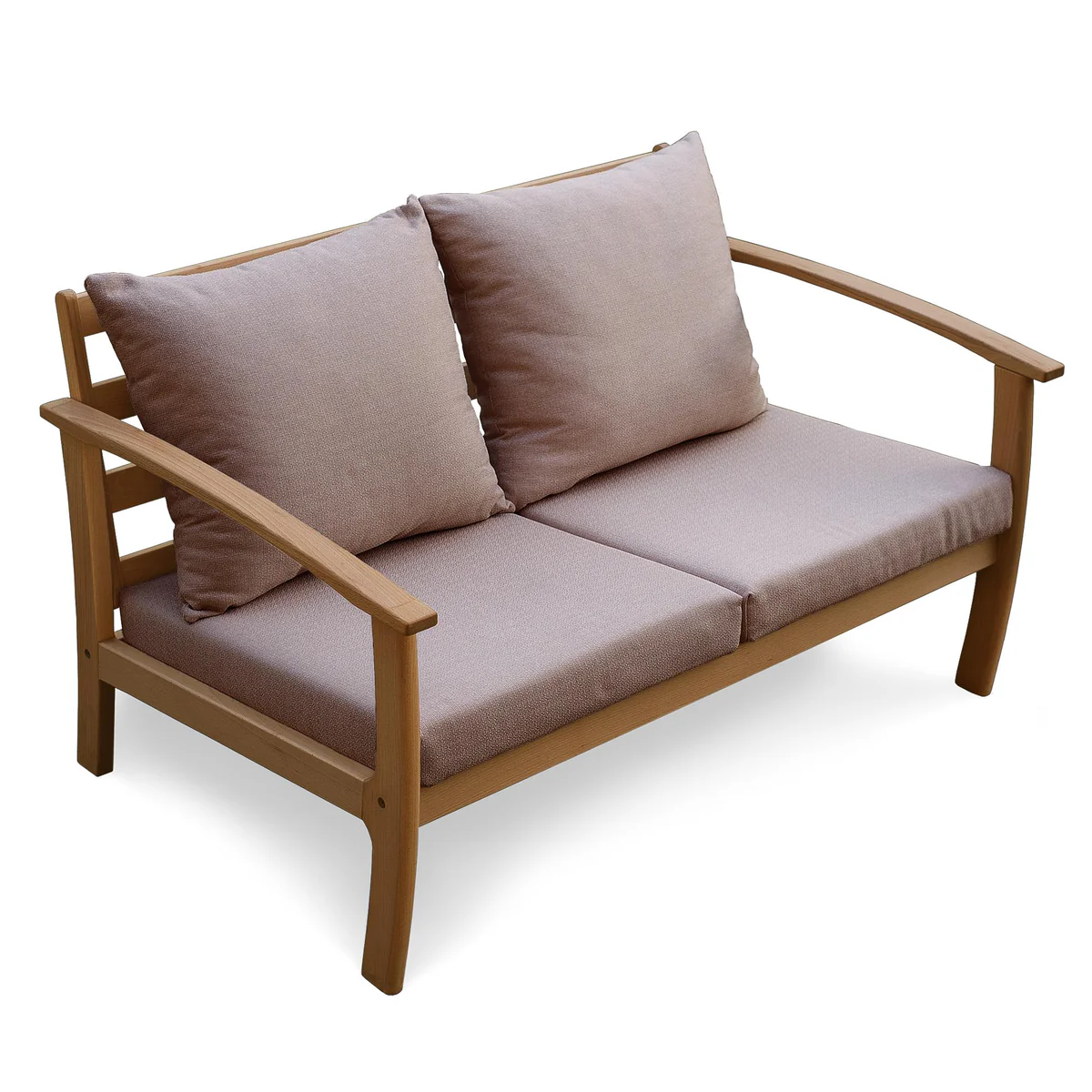 Диван Woodman Legato из массива дерева бук/ткань walnut Карамель (53197)