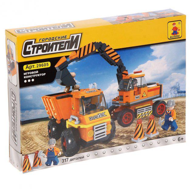 Конструктор Ausini Городские строители 317 дет. (29605)