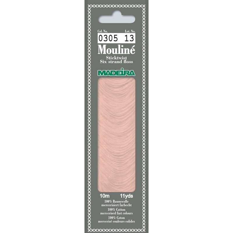 Нитки мулине Madeira 0305 Mouline Персиковый