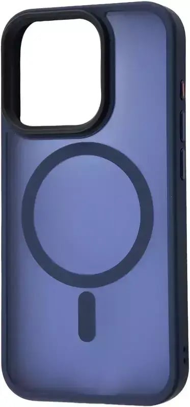 Чохол для iPhone Wave Matte Insane Case with MagSafe for iPhone 15 Pro Midnight Blue