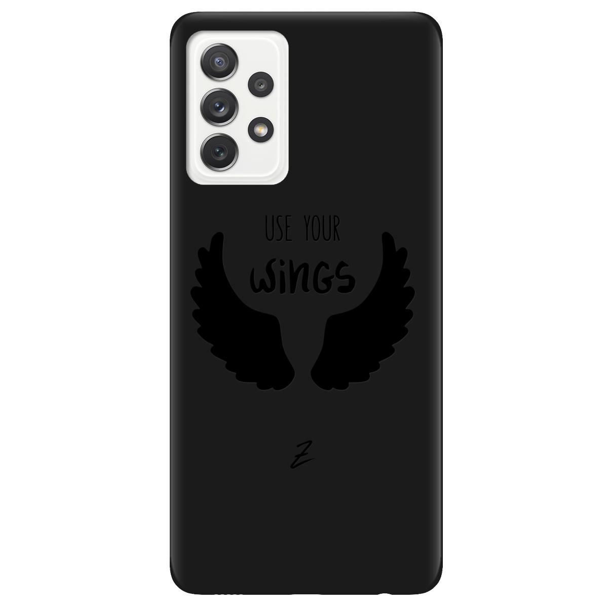 Силиконовый чехол Zorrov для Samsung Galaxy A72 - Wings (15140050163106599)