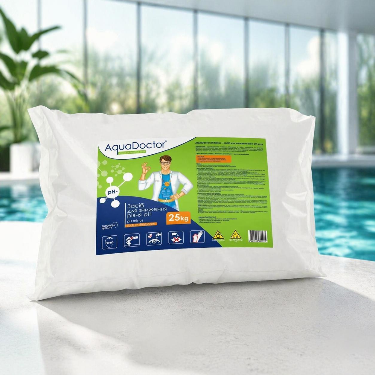 Средство для снижения уровня кислотности AquaDoctor pH Minus в гранулах 25 кг (15619)