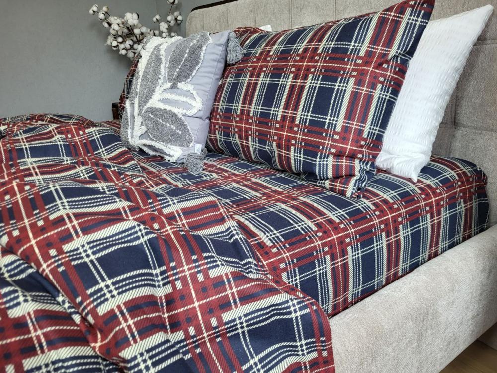 Комплект постельного белья Плазма фланель семейный/наволочки 50х70/70x70 см (8867) - фото 4