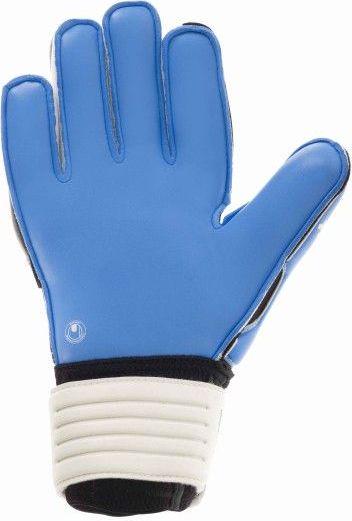 Рукавиці воротарські Uhlsport Eliminator Supersoft 1000168 01 р. 9 Біло-чорно-блакитний - фото 2