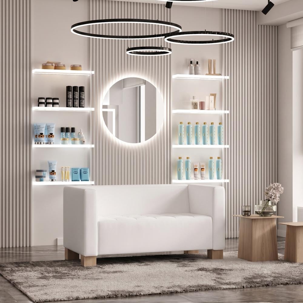 Диван Space екошкіра Soft 150х76х76 см White (rich_sofa_00588) - фото 4