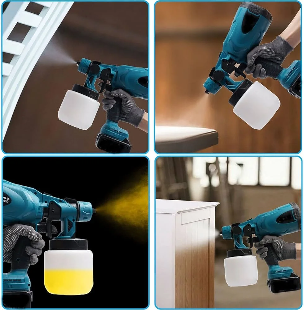 Електрофарбопульт із 2 акумуляторами (29433593) - фото 5 Електрофарбопульт із 2 акумуляторами (29433593) - фото 5