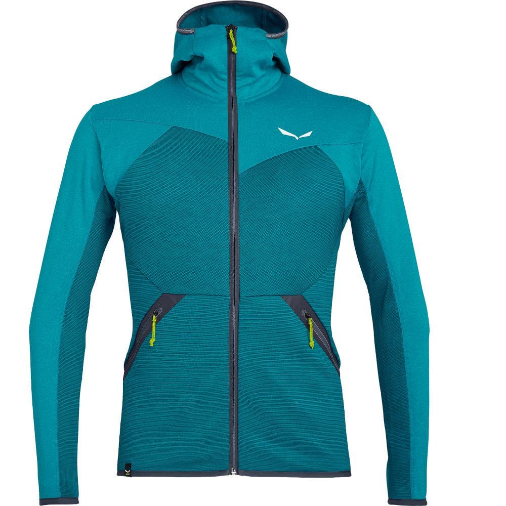 Кофта флисовая мужская Salewa Puez Melange Polarlite Full-Zip S Синий