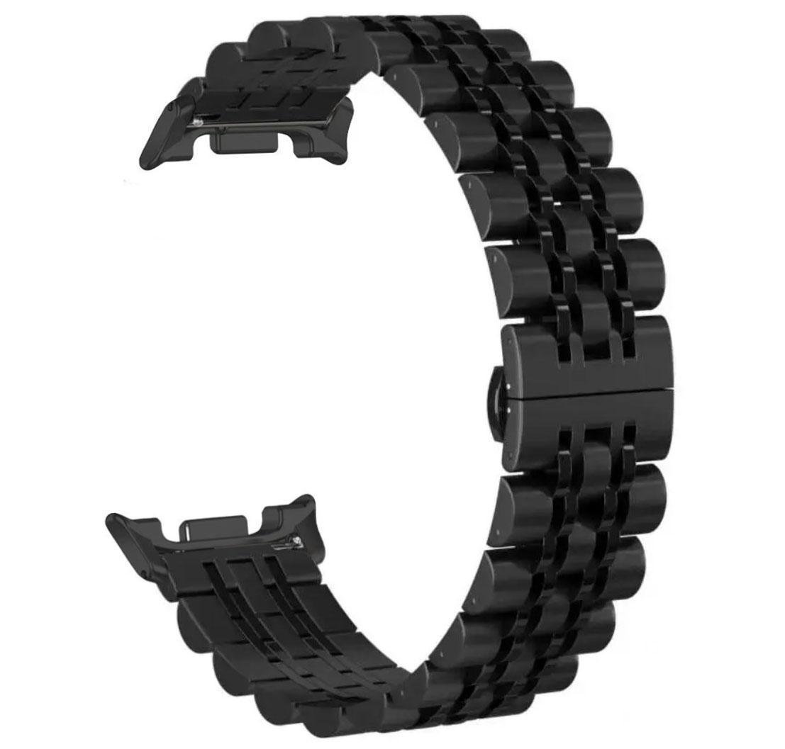 Ремешок для смарт-часов Primolux Steel Link для Samsung Galaxy Watch 8 46 мм/44 мм/40 мм Black (2742631486)