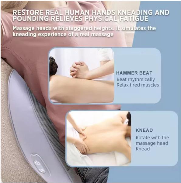 Масажер для спини KNEADING ST-1205 Smart Massage Pillow (20715917) - фото 6