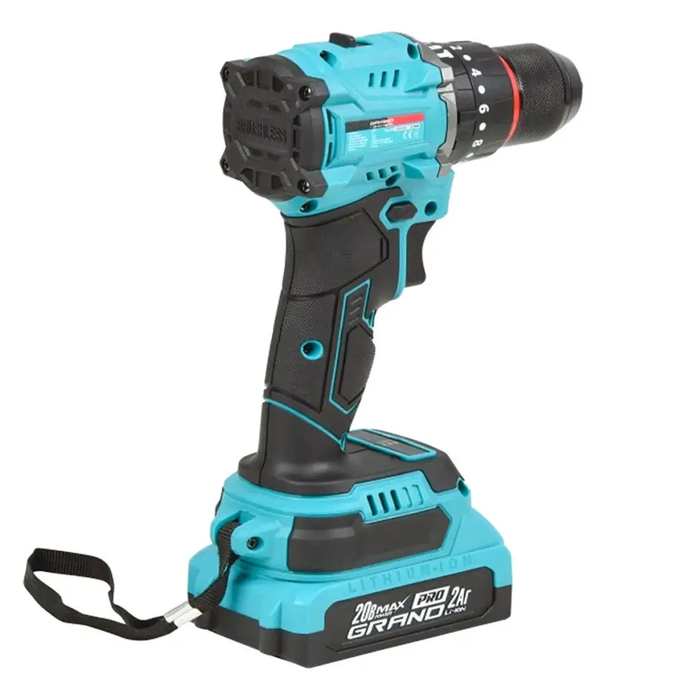 Шурупокрут ударний акумуляторний безщітковий 2 АКБ тип М в кейсі з набором біт та свердл - фото 8