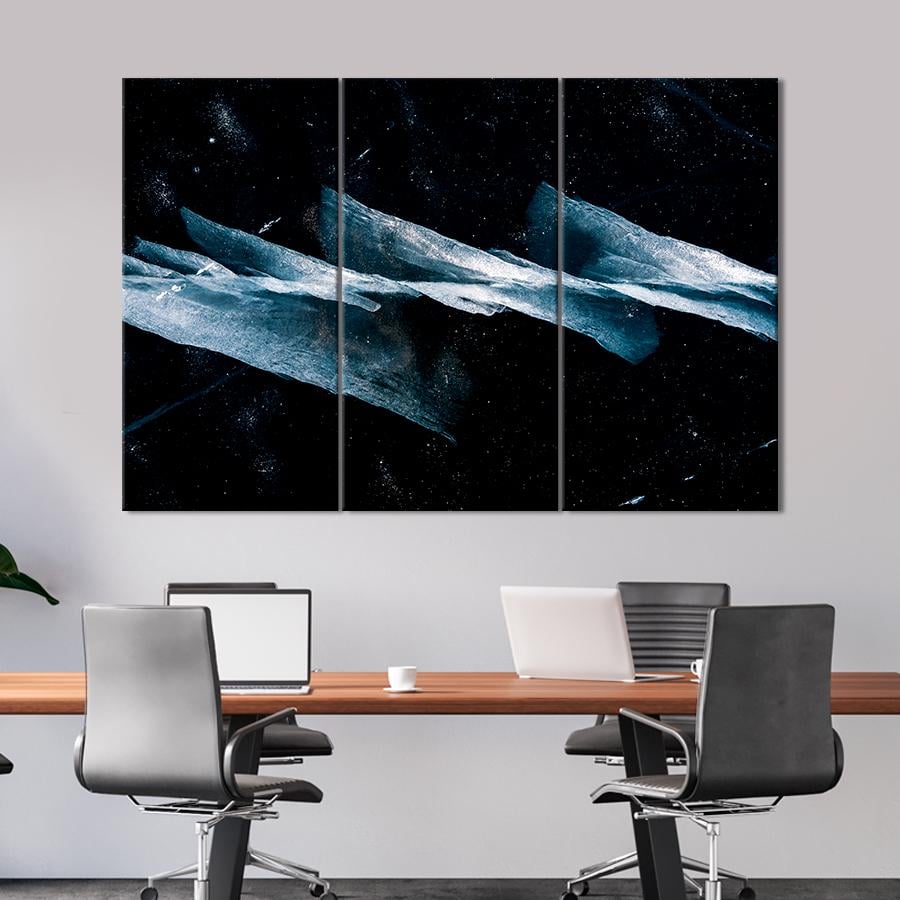 Картина Абстрактный астероид в космосе 156x100 см (A900-3)