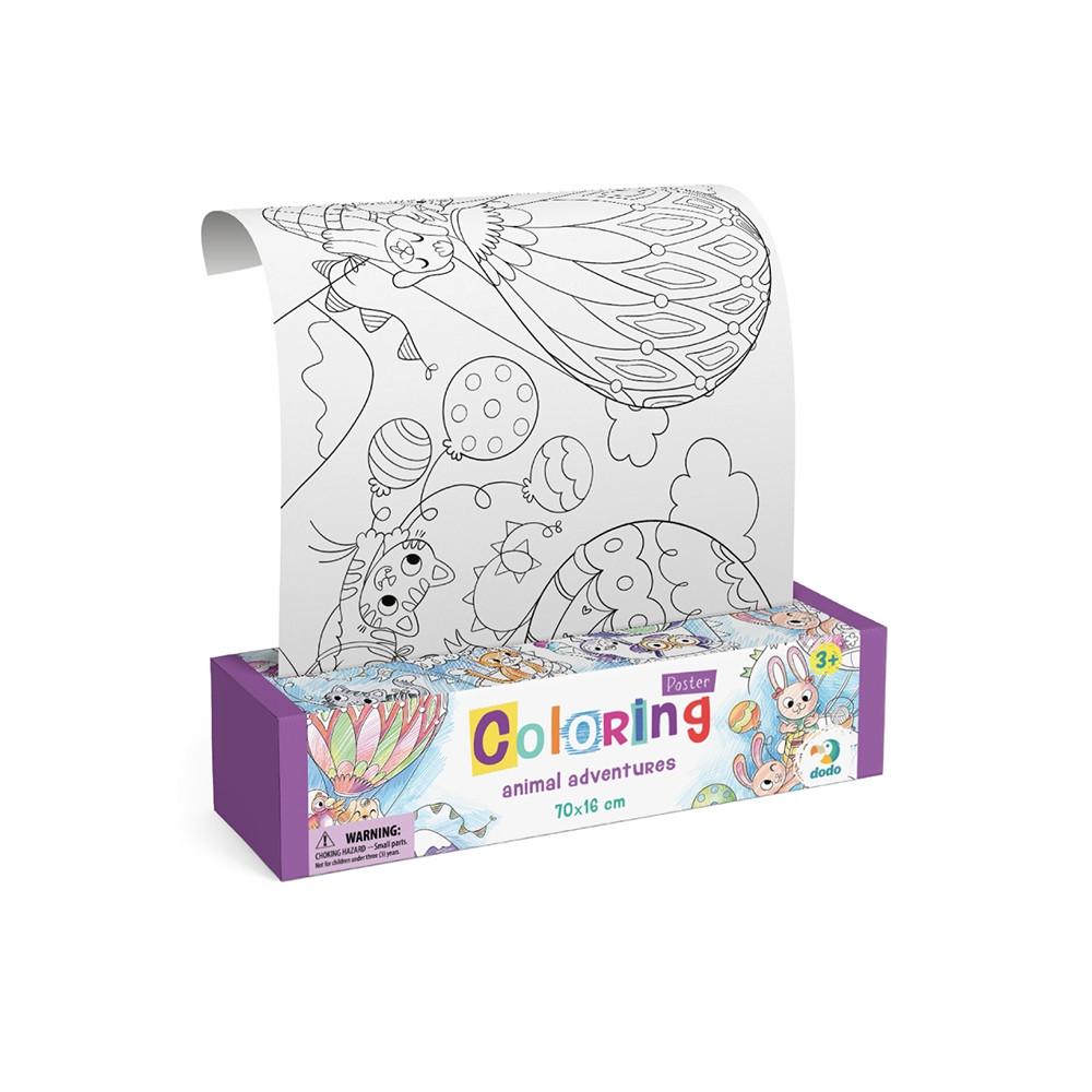 Разукраска детская Dodo Приключения Животных 19х5х5 см - фото 3 Разукраска детская Dodo Приключения Животных 19х5х5 см - фото 3