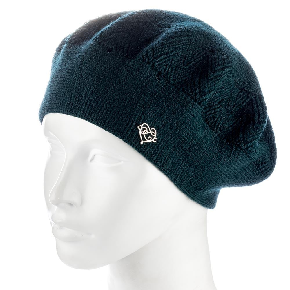 Берет женский Zolly ZH252 двойной шерстяной Зеленый (154101)