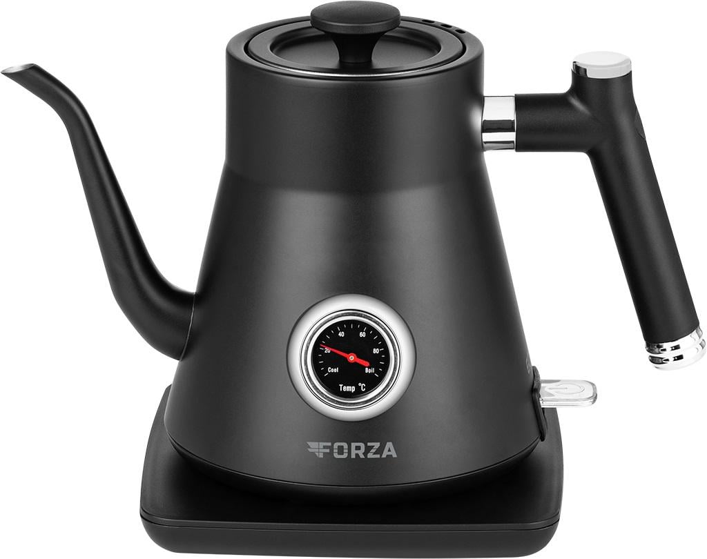 Чайник електричний ECG Forza 5000 Pour over 0,8 л 1200 Вт термометр на корпусі Nero (12312197)