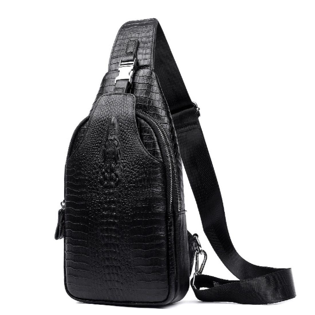 Мужская сумка через плечо Royal Bag CR-A25F-5015A Черный (6233)