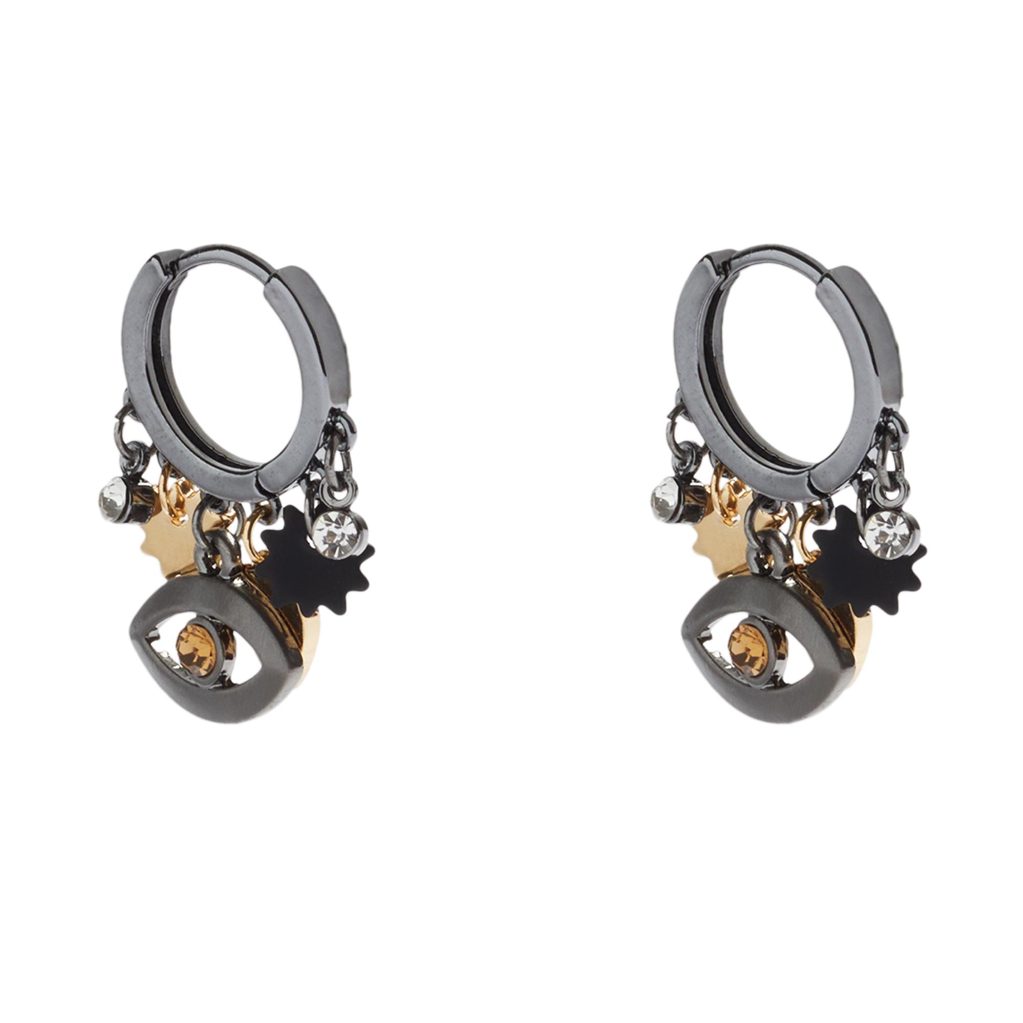 Женские серьги Parfois 191480 ONE Черный