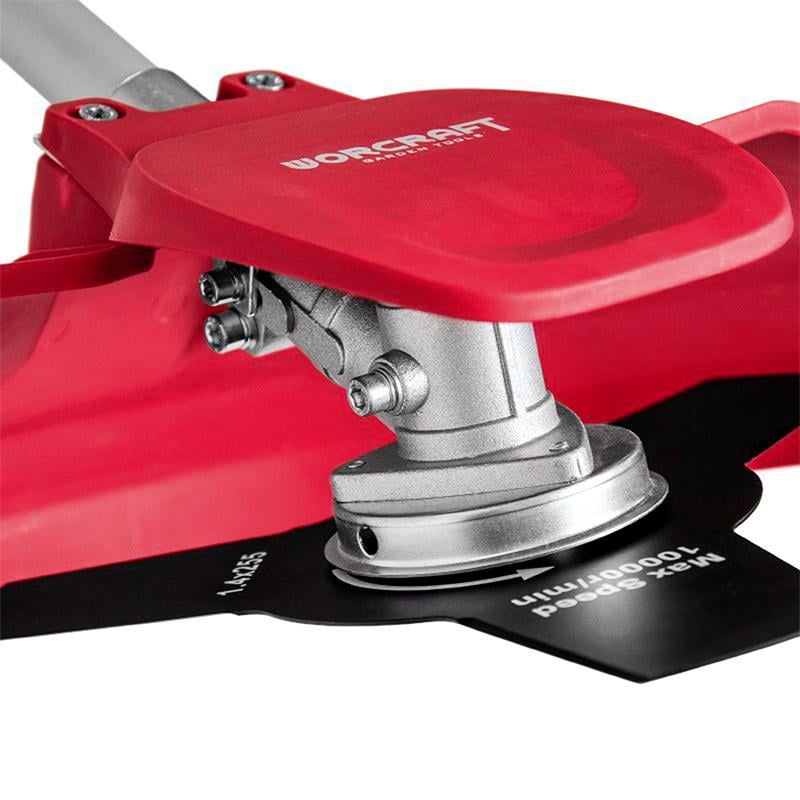 Триммер садовый аккумуляторный бесщеточный Worcraft CGT-S20LiB с аккумулятором 4А и зарядным мотокоса для сада (43220) - фото 7 Триммер садовый аккумуляторный бесщеточный Worcraft CGT-S20LiB с аккумулятором 4А и зарядным мотокоса для сада (43220) - фото 7