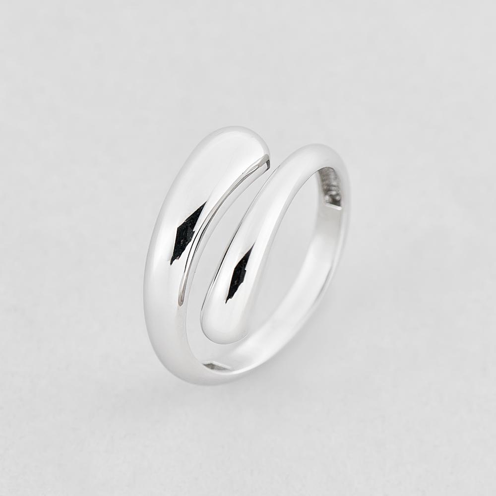 Кольцо золотое Minimal Две капли (К1086-б)