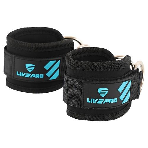 Ломки для ног LiveUp LP8711 TRAINING ANKLE STRAPS 2 шт. Черный (34716225)