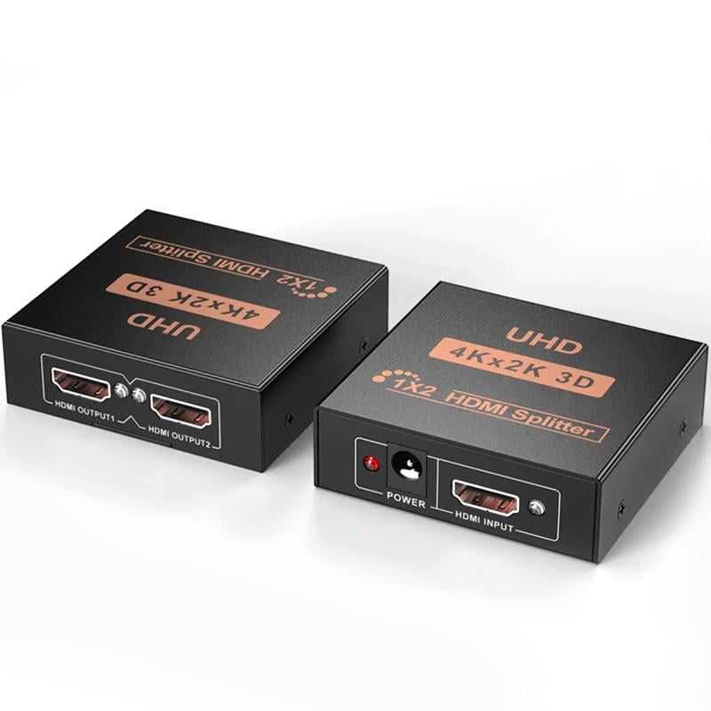 Активний HDMI розгалужувач 4Sport Splitter 1to2 Black (WAZ-HR12-B) - фото 2