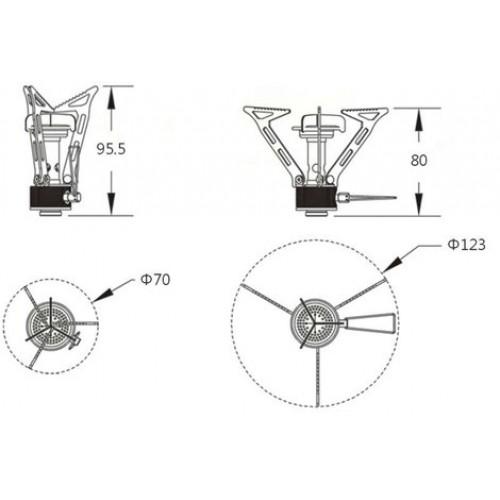 Газовая горелка Fire Maple FMS-103 - фото 3