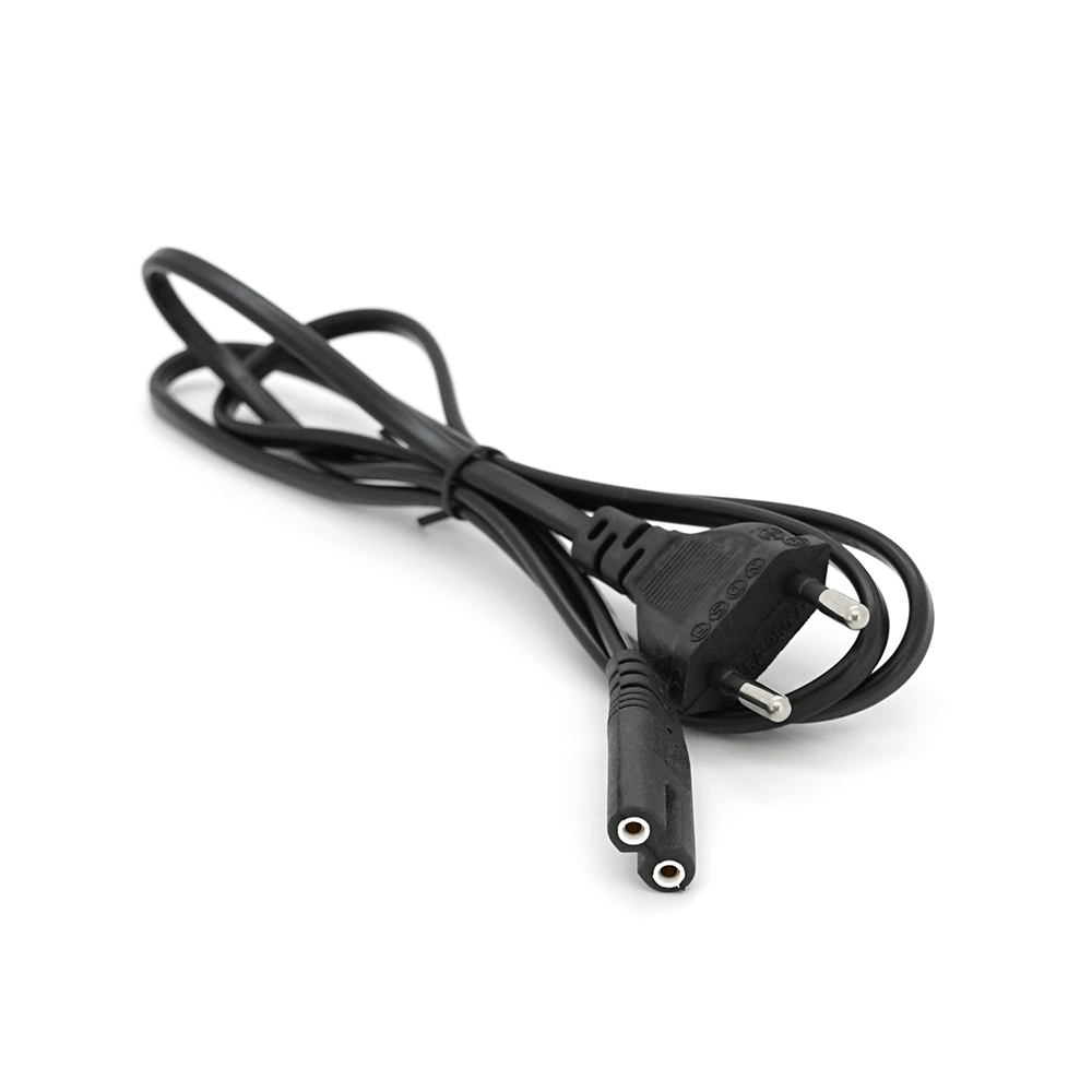 Кабель питания PC-184/2 CEE7/16-C7 2 pin 1,2 м Черный (5726)
