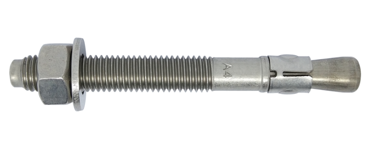 Анкер распорный с гайкой Metalvis ETKD М12х125 мм прижим 45 мм нержавеющая сталь/огнестойкий 1 шт. (N920E0N92E312A254M)