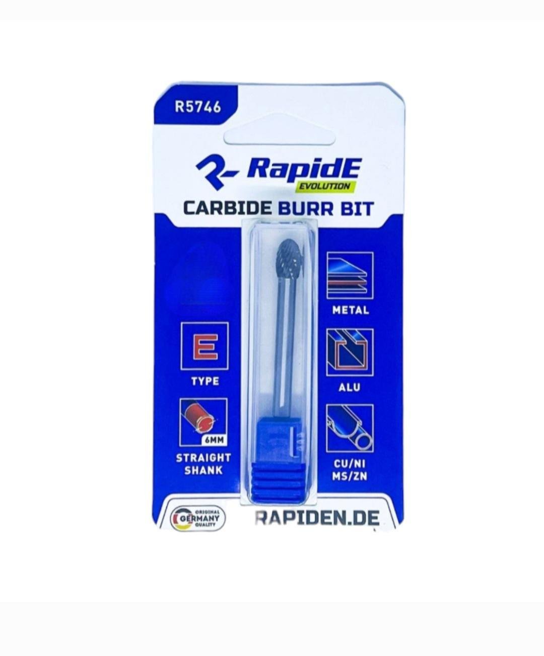 Борфреза по металу RapidE 16 мм тип E овал (НФ-00001990)