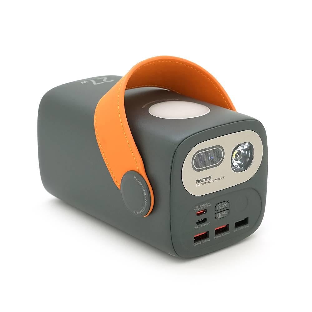 Повербанк Remax RPP-123 60000 mAh PD 27W+QC 22.5W 1,454 кг Gray Повербанк Remax RPP-123 60000 mAh PD 27W+QC 22.5W 1,454 кг Gray