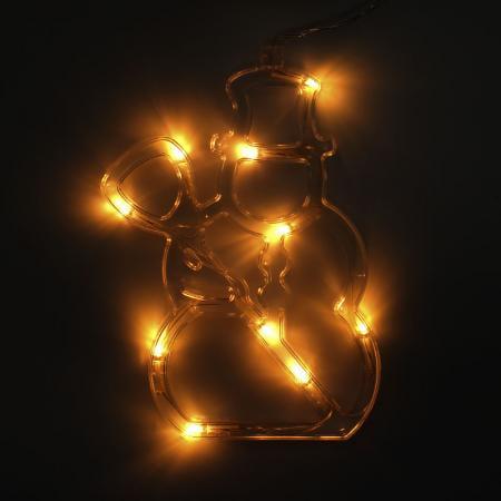 Украшение светодиодное Lesko LM-092 Snowman новогоднее на присоске (21-49-8651-31226) Украшение светодиодное Lesko LM-092 Snowman новогоднее на присоске (21-49-8651-31226)