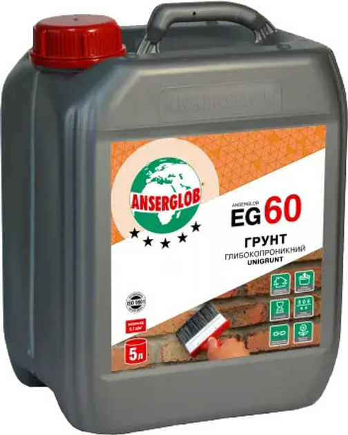 Грунт глубокопроникающий ANSERGLOB EG 60 5 л (24663644)
