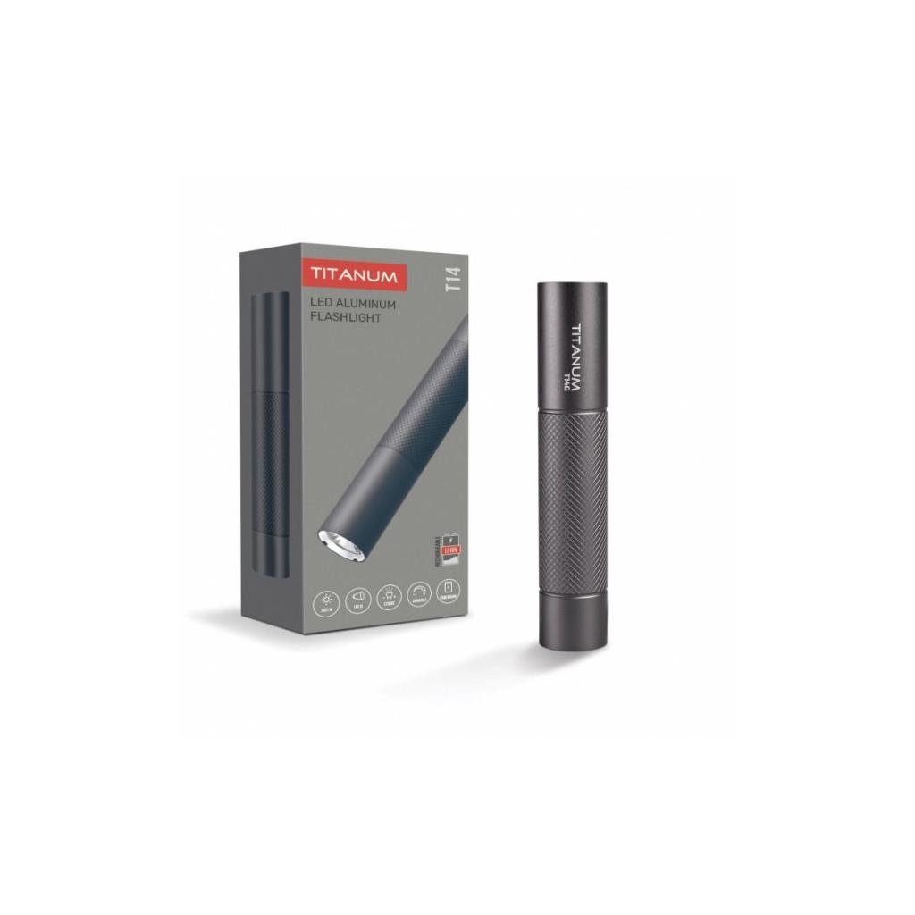 Фонарь TITANUM 300Lm 5000K Gray (TLF-T14G)