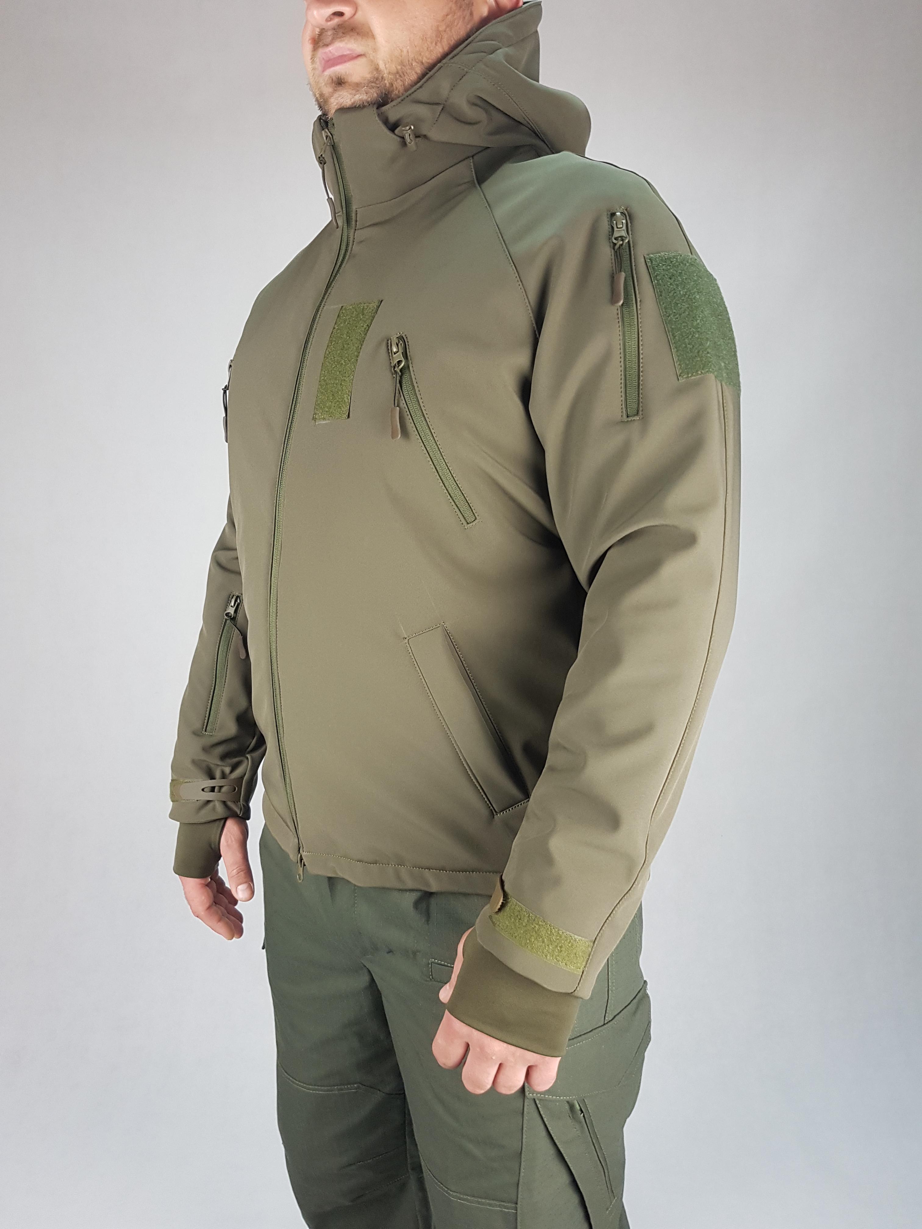 Куртка демісезон FCT Design Хантер Софтшелл р. 44-46 Хакі - фото 1 Куртка демісезон FCT Design Хантер Софтшелл р. 44-46 Хакі - фото 1