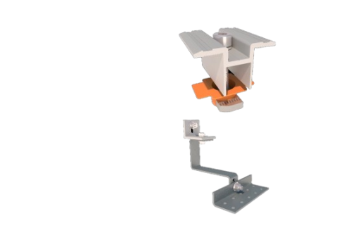 Комплект креплений для солнечных панелей к керамической черепице CeramicTile V White