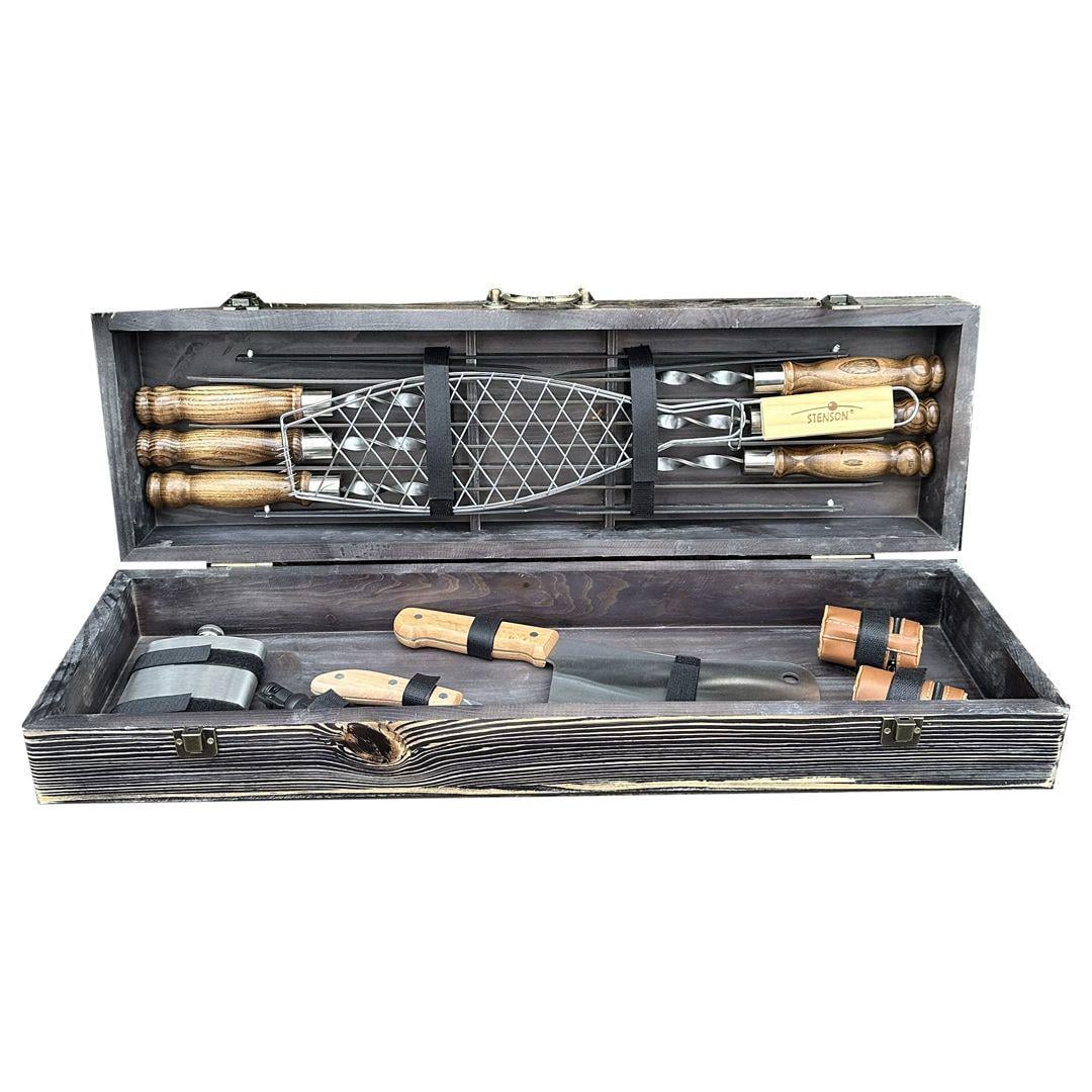 Набір подарунковий Майстер BBQ темна текстура (8-3-1190210000866)