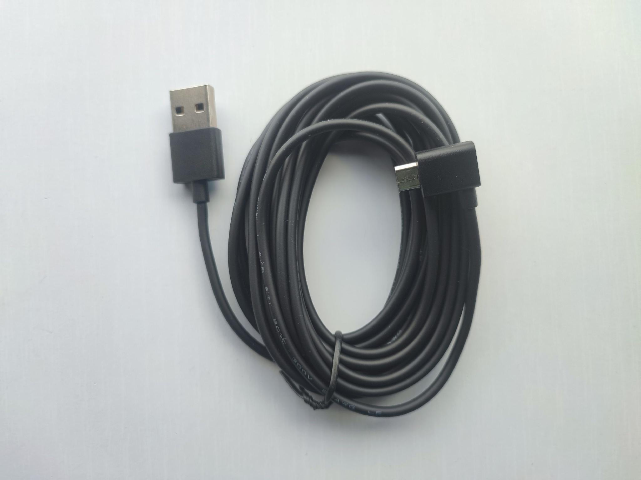Кабель для відеореєстратора 70mai USB-Micro-USB прямий 3,5 м (105901) Кабель для відеореєстратора 70mai USB-Micro-USB прямий 3,5 м (105901)