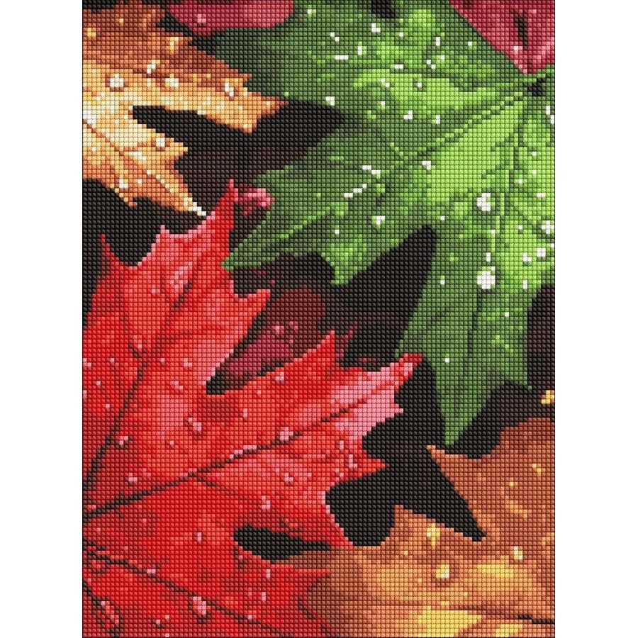 Алмазна мозаїка Ідейка Осіння роса 30х40 см Різнокольоровий (VM-127-A-456)