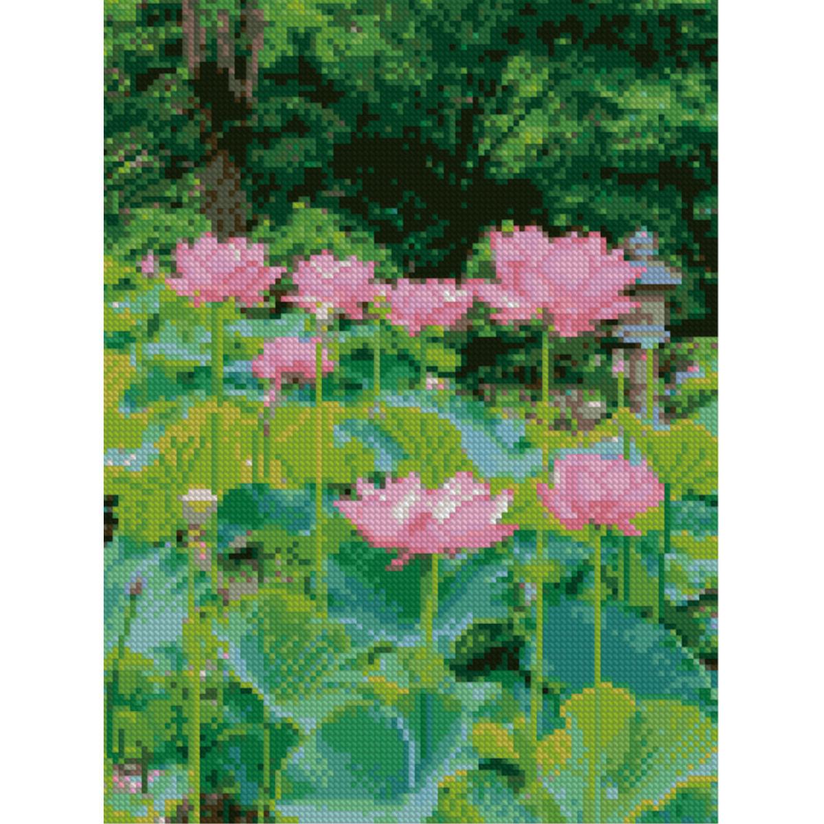 Алмазная мозаика Strateg Яркая природа 30х40 см (Str-HX144)