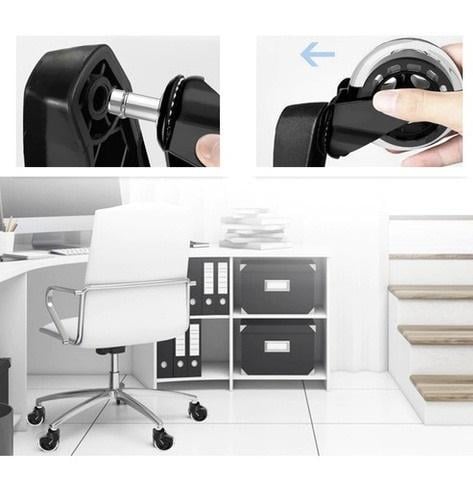 Комплект колес роликовых сменных для кресел со стандартным штырем 5 шт. 11 мм - фото 7