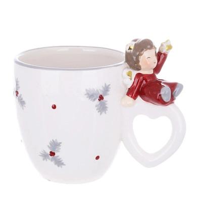 Чашка керамическая с фигуркой Ангел 350 мл (33617) Чашка керамическая с фигуркой Ангел 350 мл (33617)