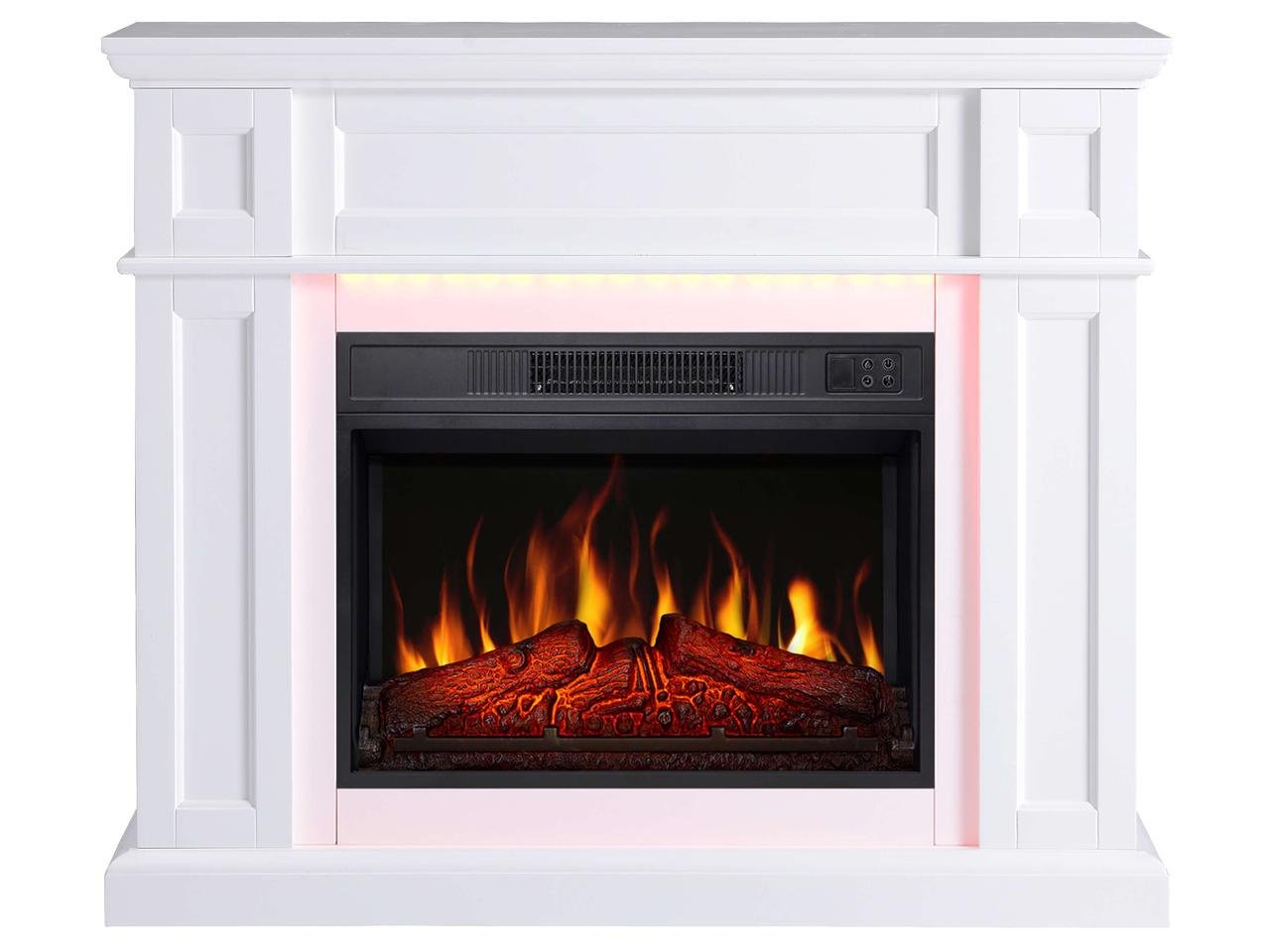 Каминокомплект ArtiFlame Linz AF23S с LED подсветкой Белый