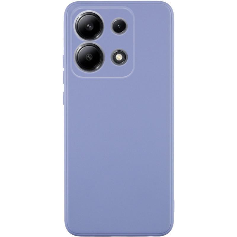 Противоударный Силиконовый чехол Candy Full Camera для Xiaomi Redmi Note 13 Pro 4G / Poco M6 Pro 4G Голубой/Mist Blue