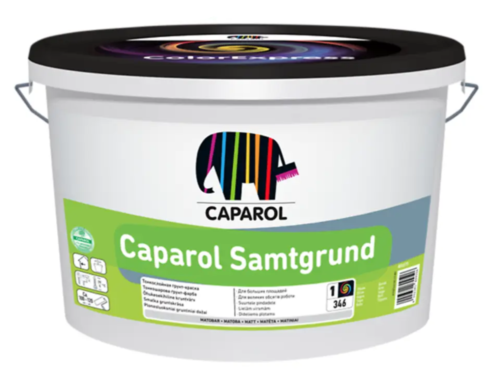 Ґрунт-фарба інтер'єрна латексна матова Caparol SamtGrund E.L.F. база 1 10 л (1489062709)