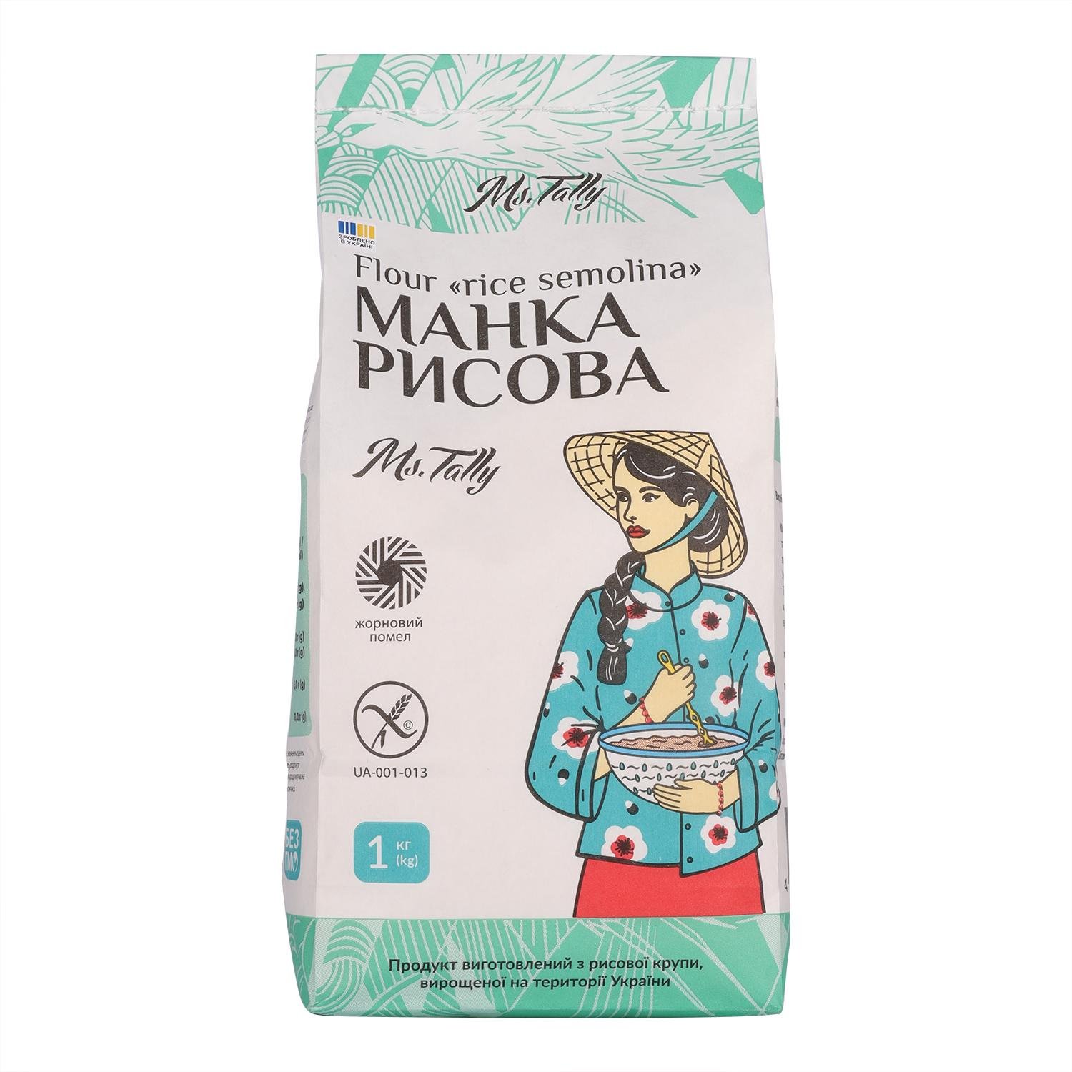 Мука Манка рисовая Ms.Tally 1 кг (4820216950199)