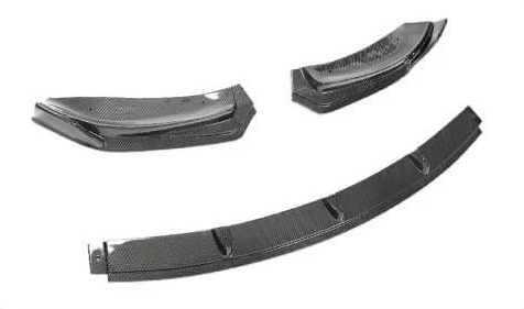 Накладка на передний бампер Lip DDCarbon V5 для Tesla Model 3 2016-2022 карбон (138428)