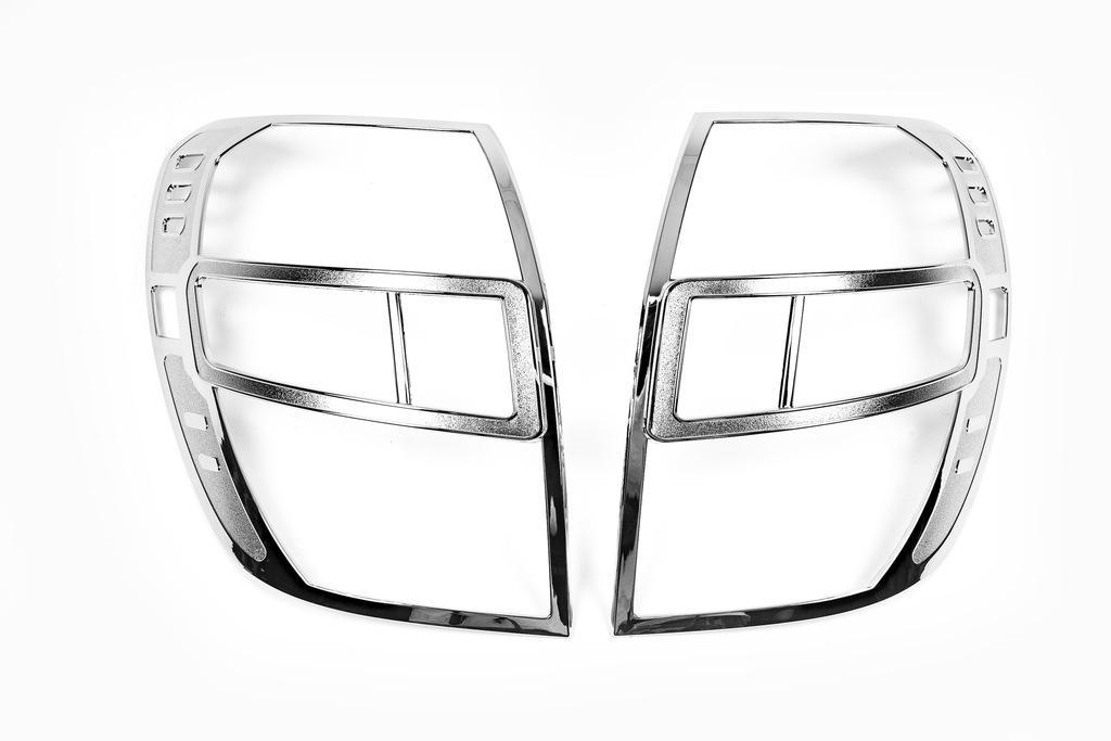 Накладки на стопы 2 шт пласт для Chevrolet Captiva 2006↗ и 2011↗ гг.