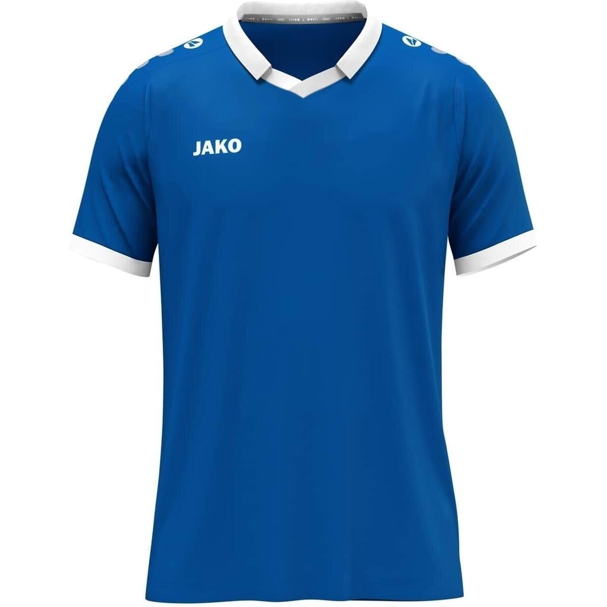 Футболка джерсі Jako GLORY S/S 4251-406 M Синьо-білий (56557-48)